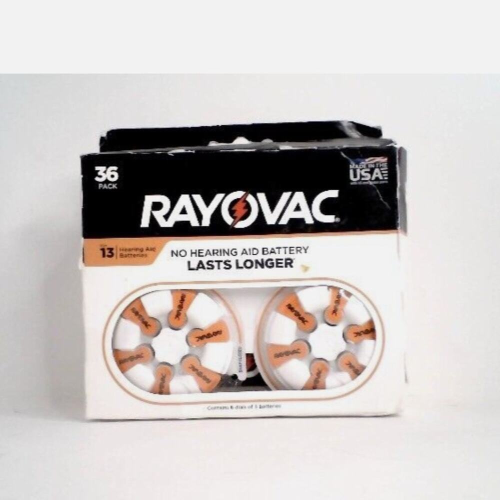 36-pack Rayovac Size 13 Hearing Aid Batteries Jun 2023